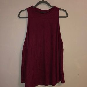 Forever 21 Sleeveless burgundy Top